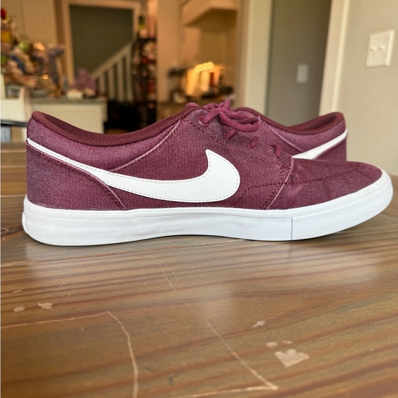 Nike Portmore 2 Canvas Premium SB Dark Team Red Shoes Size 9 Men’s 880269-610 - Picture 14 of 16